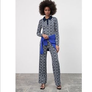 ZARA Set JACQUARD POLO SHIRT + PANTS